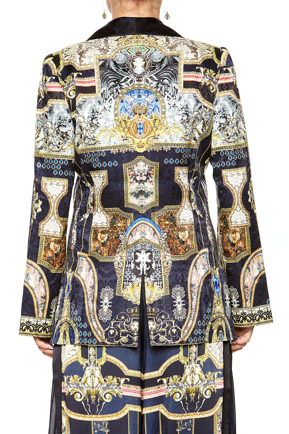 TIE FRONT JACKET MIDNIGHT MEETING