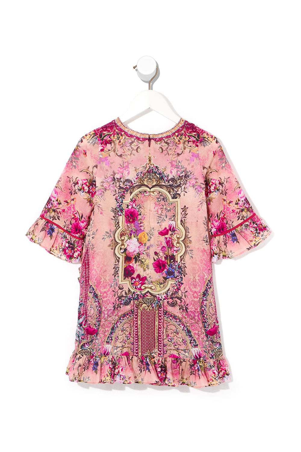 KIDS WRAP DRESS WITH FRILL LA BELLE