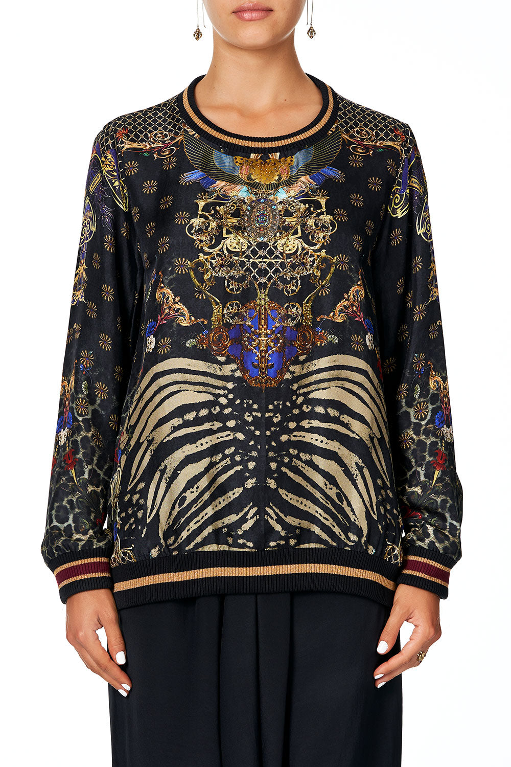 WOVEN ROUND NECK SWEATER THE NIGHT WE MET