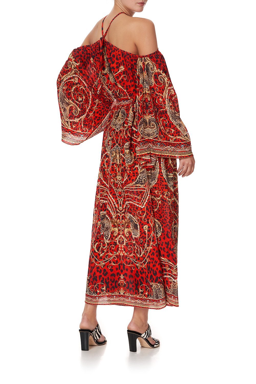 KEYHOLE NECK LONG KAFTAN SLAVE TO THE RHYTHM