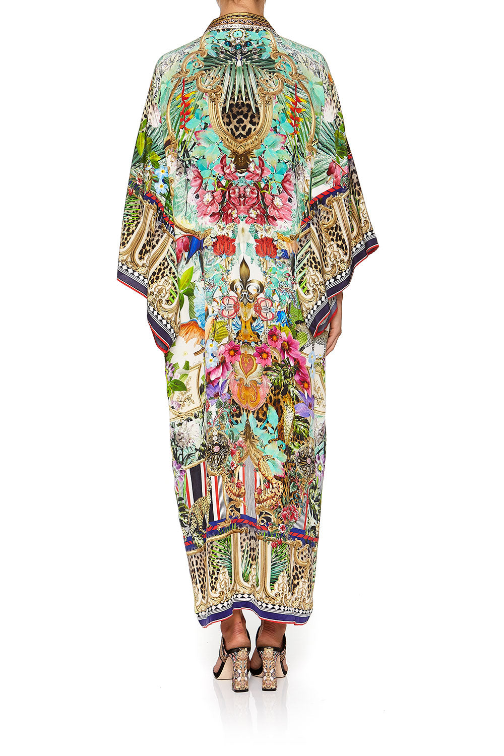 CAMILLA KIMONO COAT CHAMPAGNE COAST