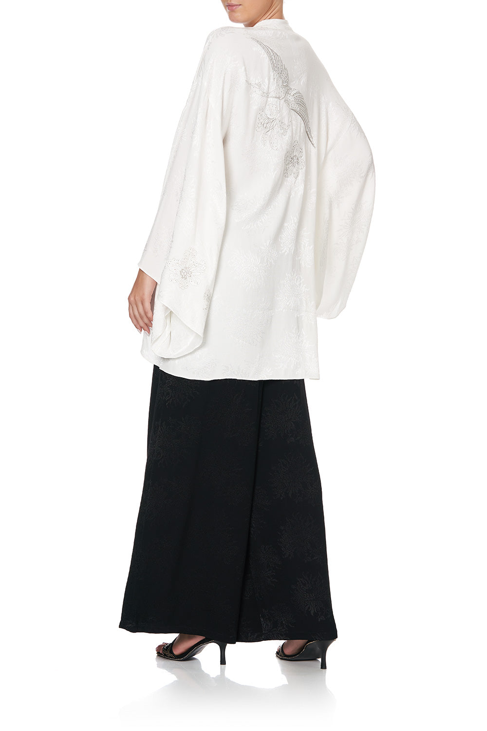 KIMONO SLEEVE BLOUSE SILVER LININGS