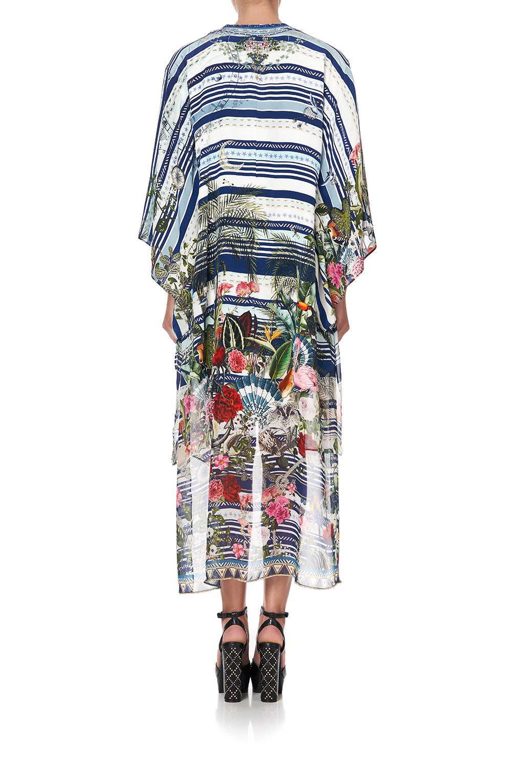 KIMONO WITH LONG UNDERLAYER SOLIS HEART