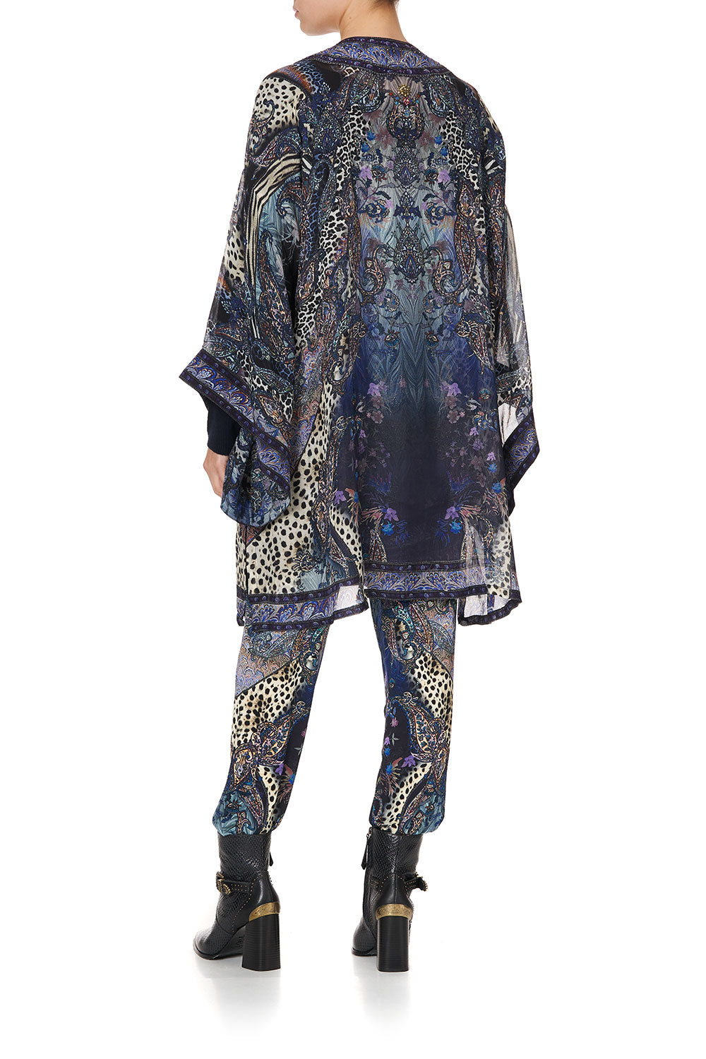 KIMONO WITH TIE BELT FESTIVAL EXPRESS