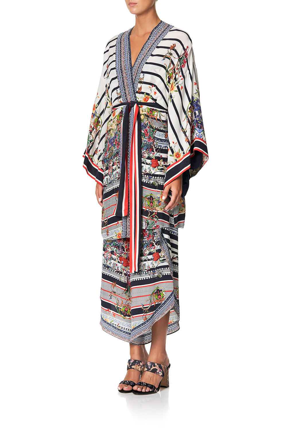 CAMILLA KIMONO WITH TIE BELT JOIE DE VIVRE