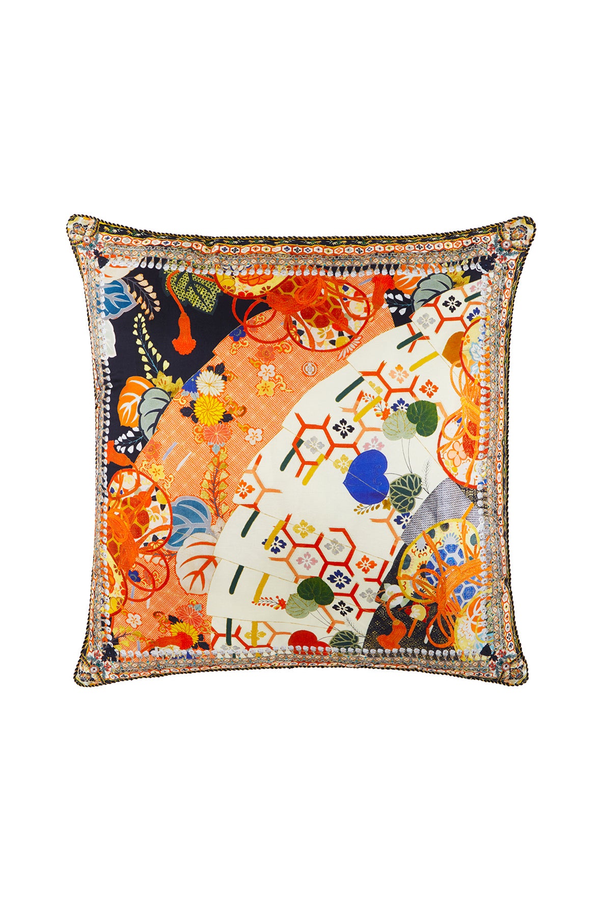 CAMILLA KISSING THE SUN LARGE SQUARE CUSHION