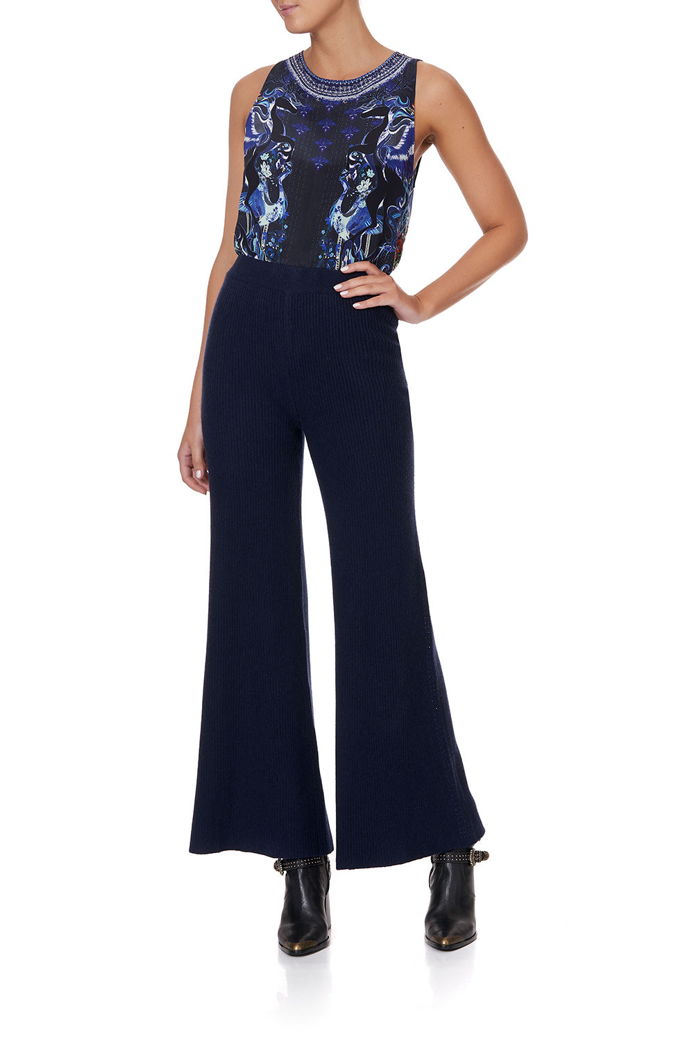 KNITTED PANT WITH SIDE DETAIL MARE MYSTIQUE