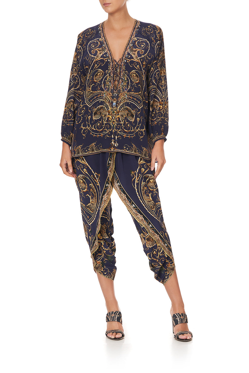 LACE UP BLOUSE SEVEN DAY WEEKEND