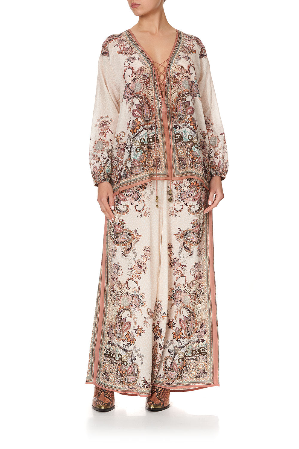 LACE UP BLOUSE TALES OF TALITHA