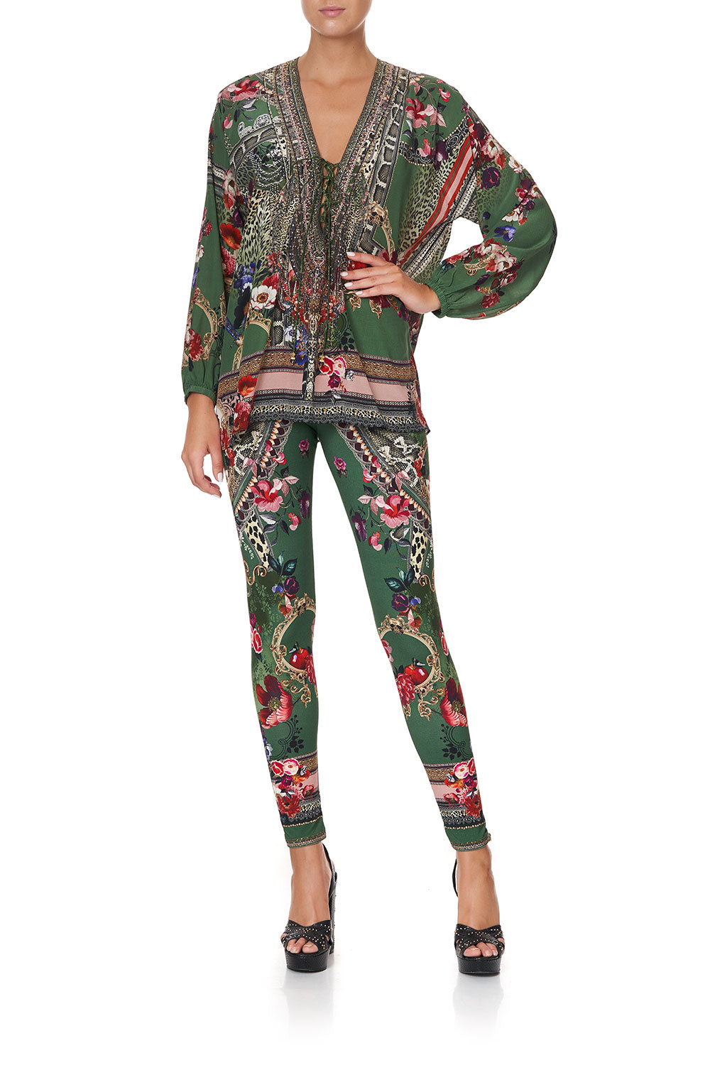 LACE UP BLOUSE TALES OF TIME