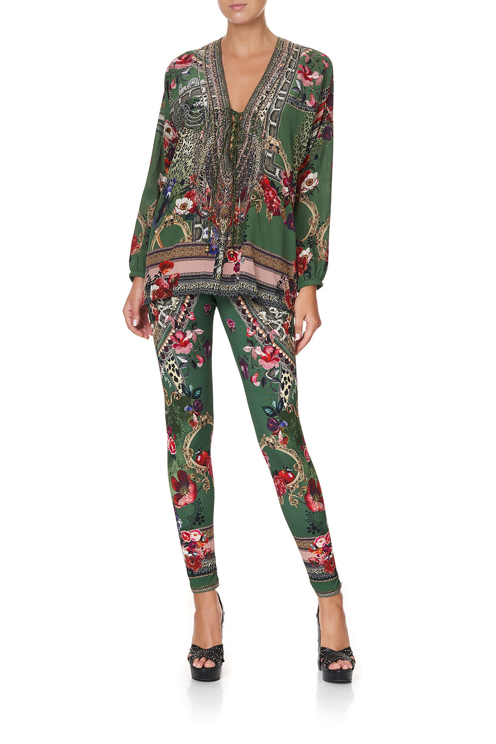 LACE UP BLOUSE TALES OF TIME