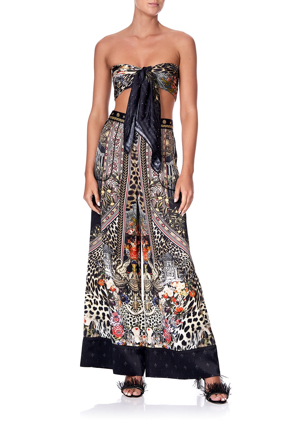 LOUNGE TROUSER WITH CUFFS MARAIS AT MIDNIGHT