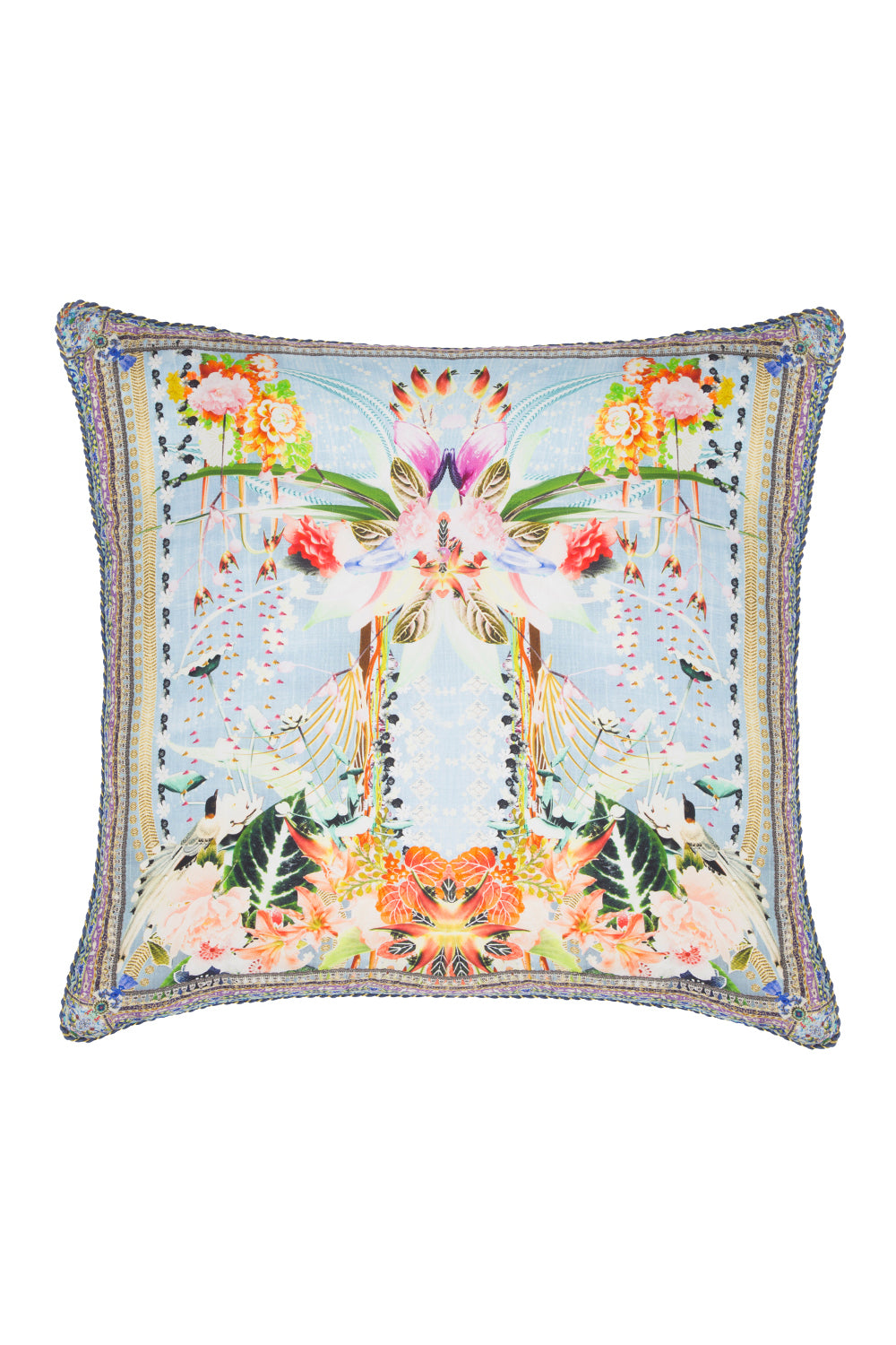LARGE SQUARE CUSHION FARAWAY FLORALS