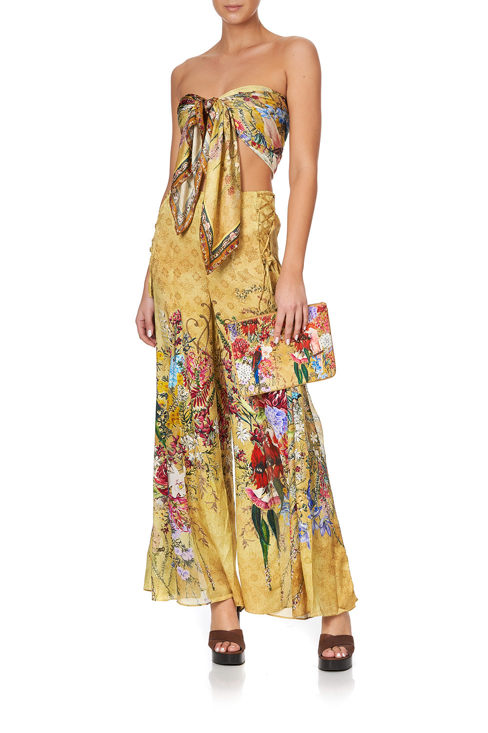 SMALL CANVAS CLUTCH AMONG THE GUMTREES