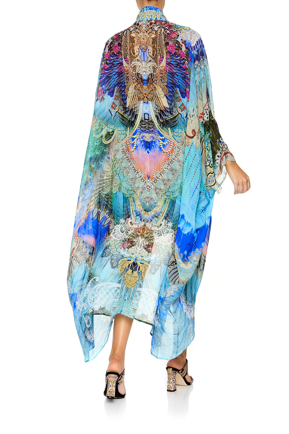 CAMILLA LAYER WITH KIMONO COLLAR FREEDOM FLIGHT