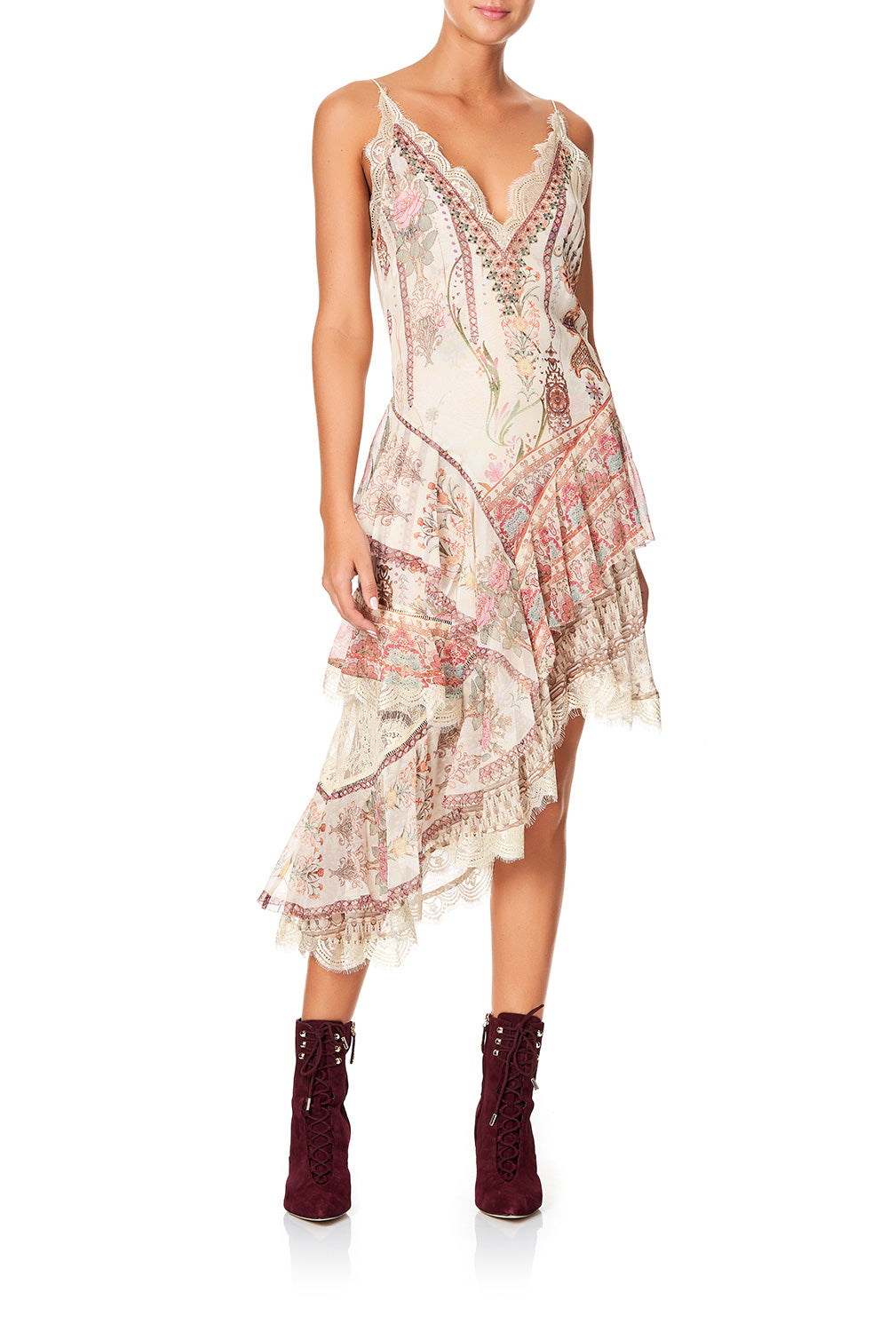 CAMILLA LAYERED ASYMMETRICAL DRESS GOLDEN AGE