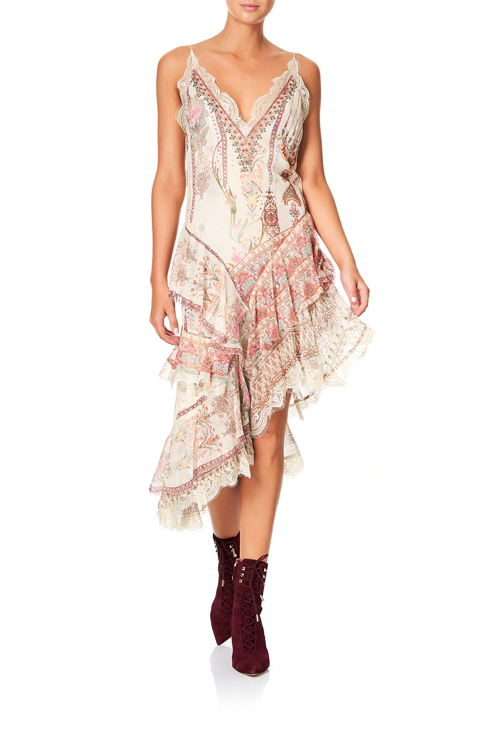 CAMILLA LAYERED ASYMMETRICAL DRESS GOLDEN AGE