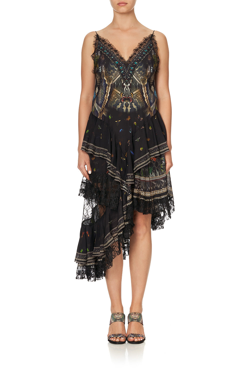 LAYERED ASYMMETRICAL DRESS MATERNAL INSTINCT