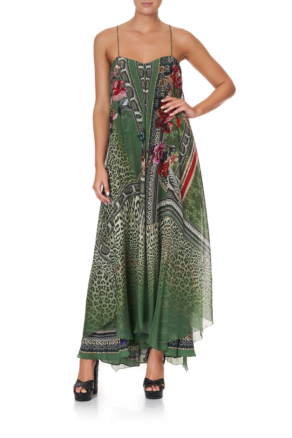 LAYERED LONG DRESS TALES OF TIME