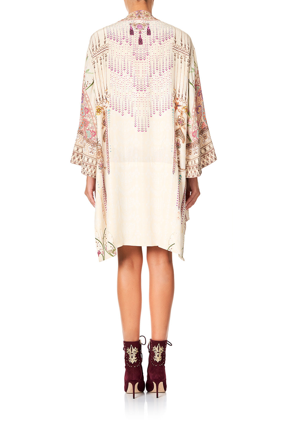 CAMILLA LAYERING KIMONO WITH NECK BANDS GOLDEN AGE