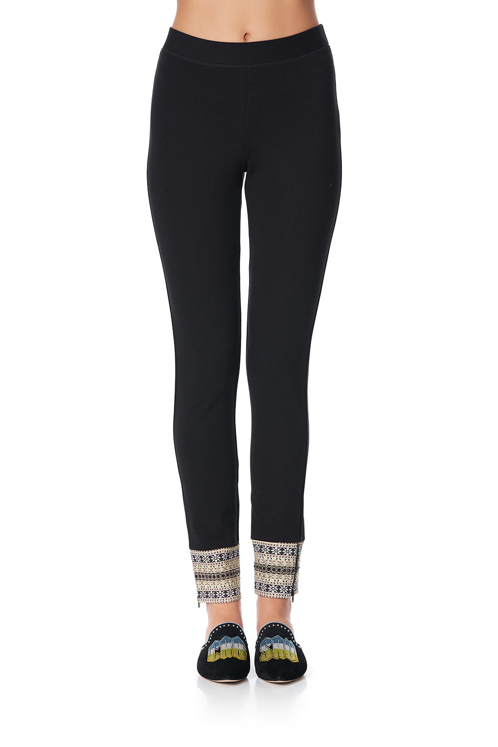 LEGGINGS WITH CONTRAST CUFF BOTANICAL CHRONICLES