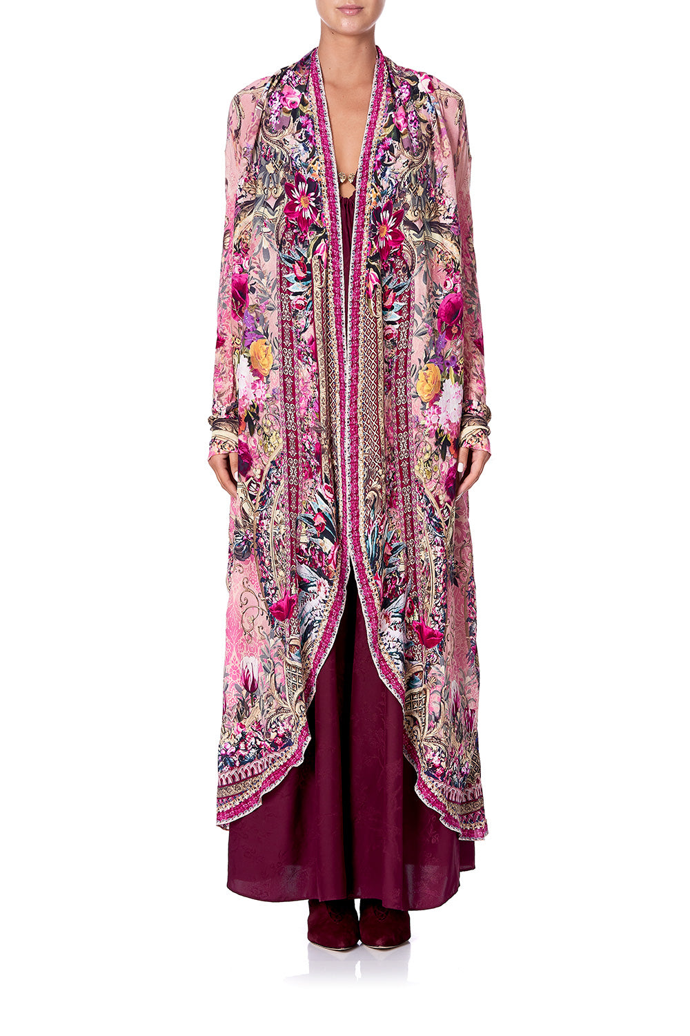 LONG CASUAL JACKET WITH POCKETS LA BELLE