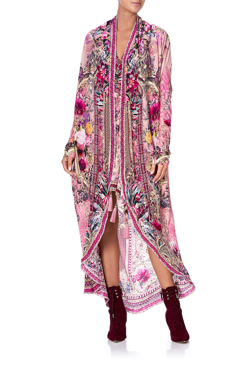 LONG CASUAL JACKET WITH POCKETS TROPIC OF NEON