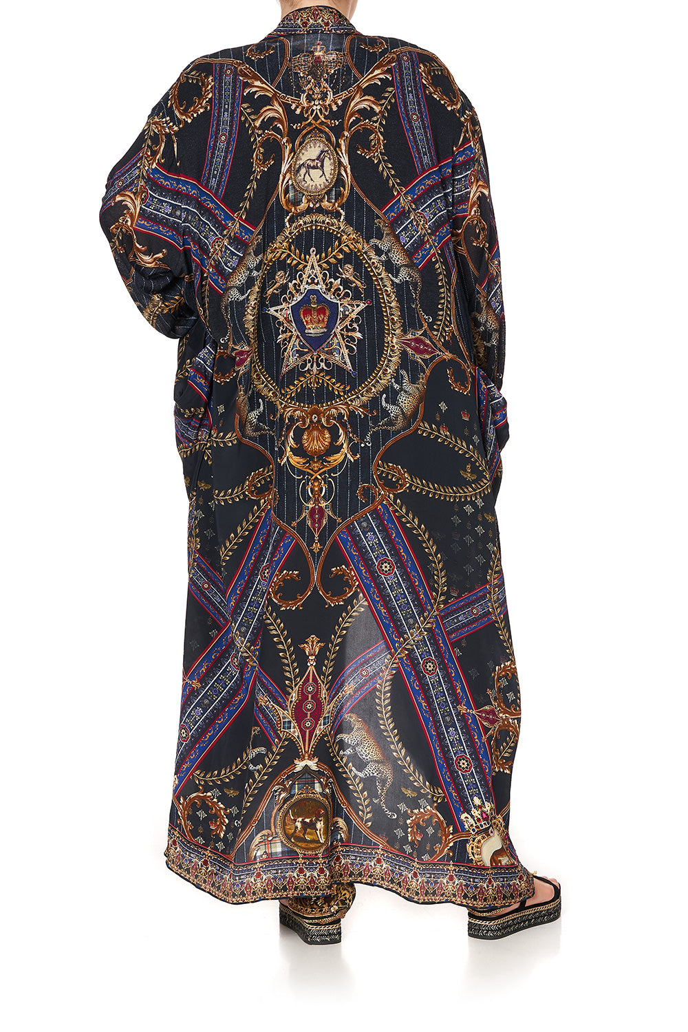 LONG CASUAL JACKET WITH POCKETS DINING HALL DARLING