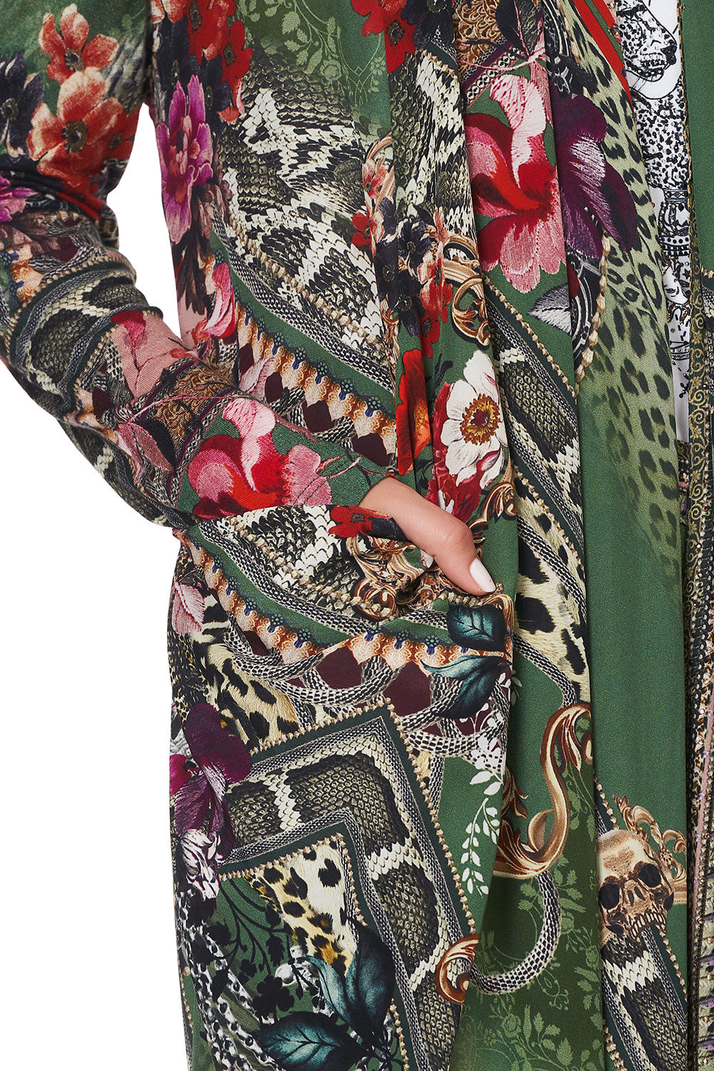 LONG CASUAL JACKET WITH POCKETS TALES OF TIME