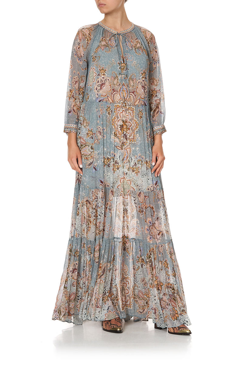 BUTTON THROUGH DRESS WITH WAISTBAND LE PALAIS DU ZAHIR