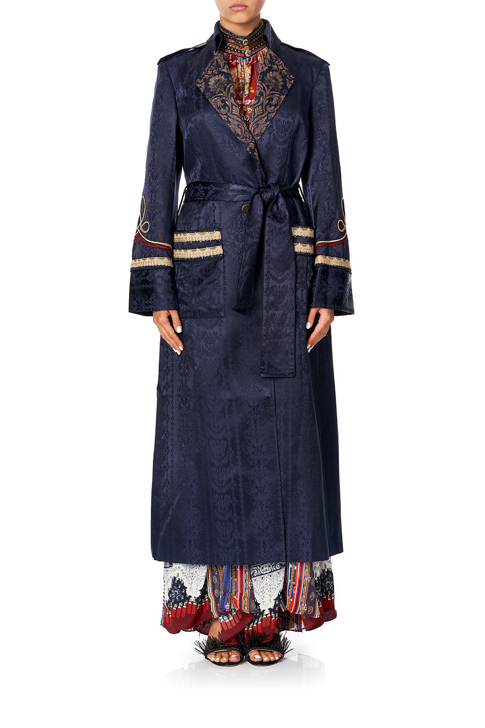 LONG MILITARY COAT THIS CHARMING WOMAN