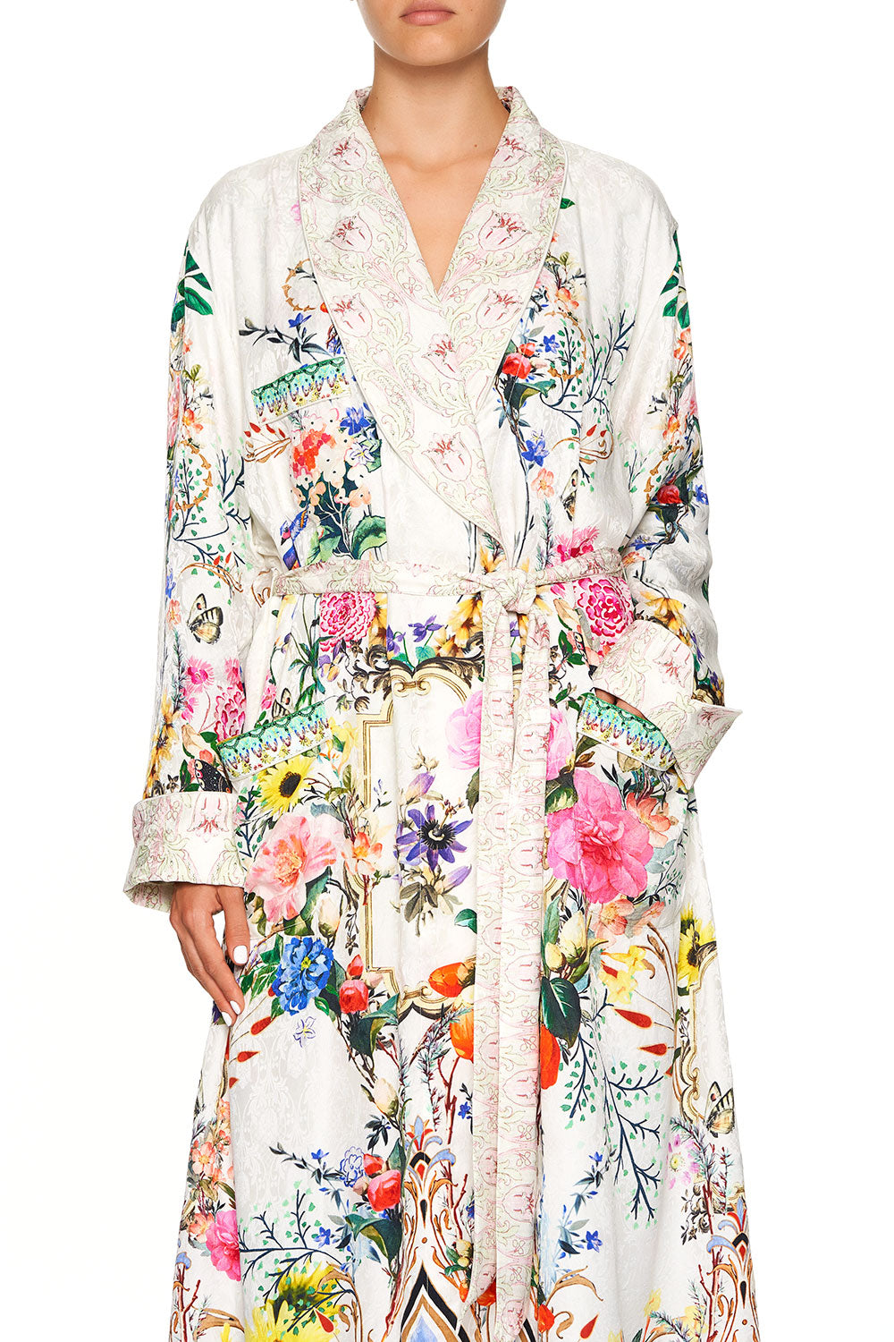 LONG ROBE WITH TIE BOHEME