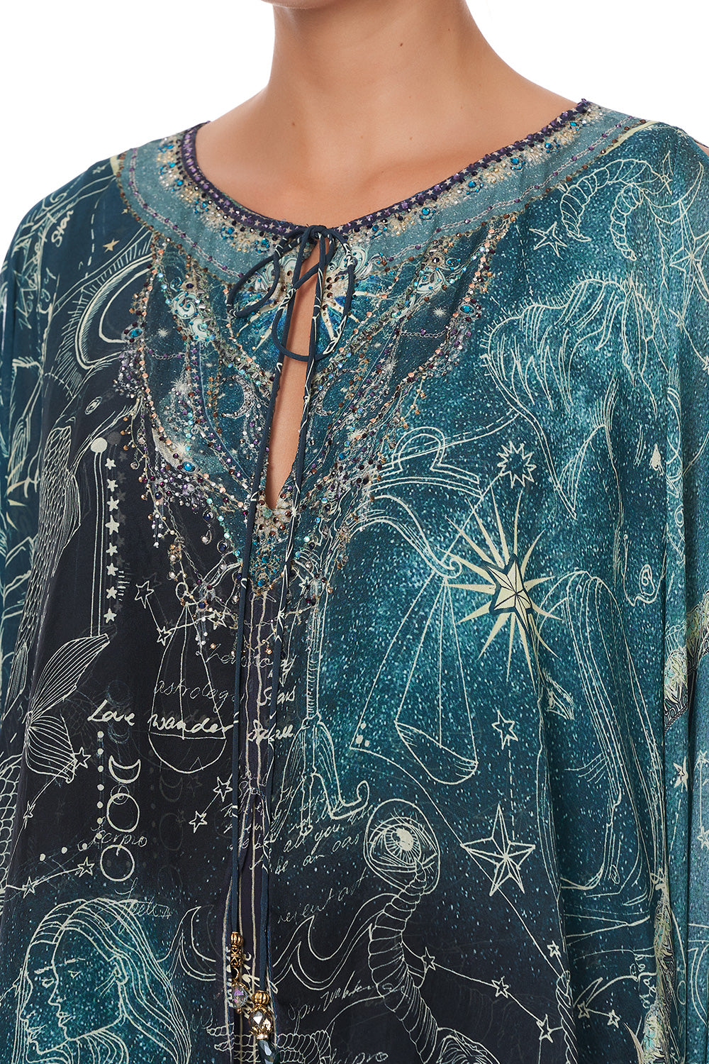 LONG SHEER OVERLAY DRESS INTO THE MYSTIQUE