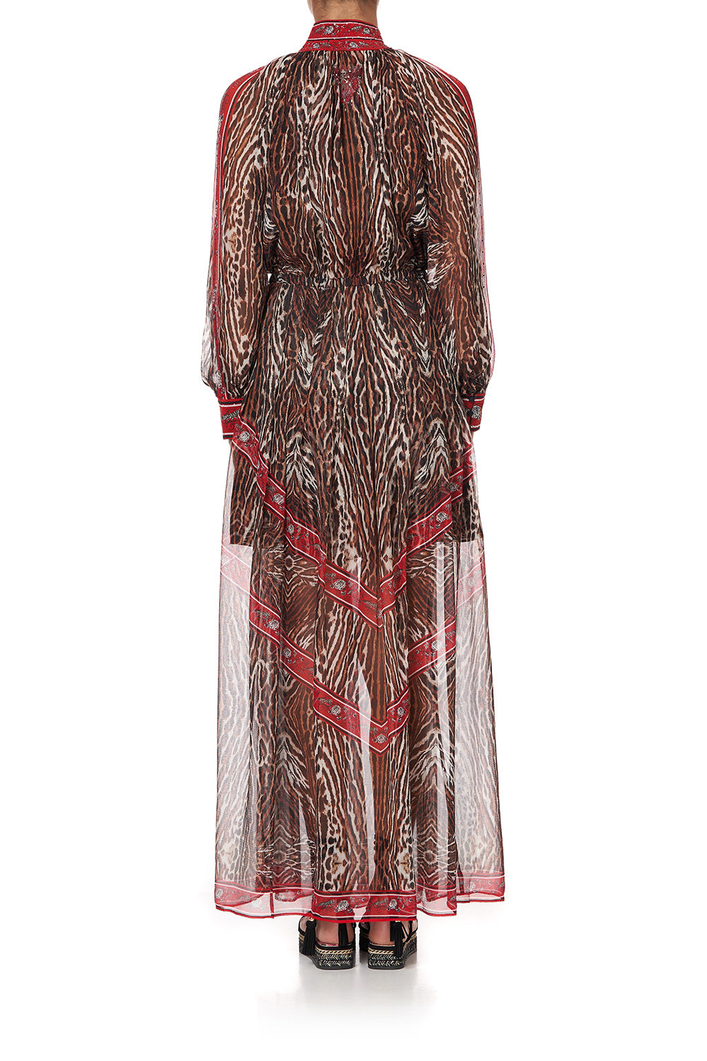 LONG SLEEVE DRESS WITH COLLAR PIRATE PUNK