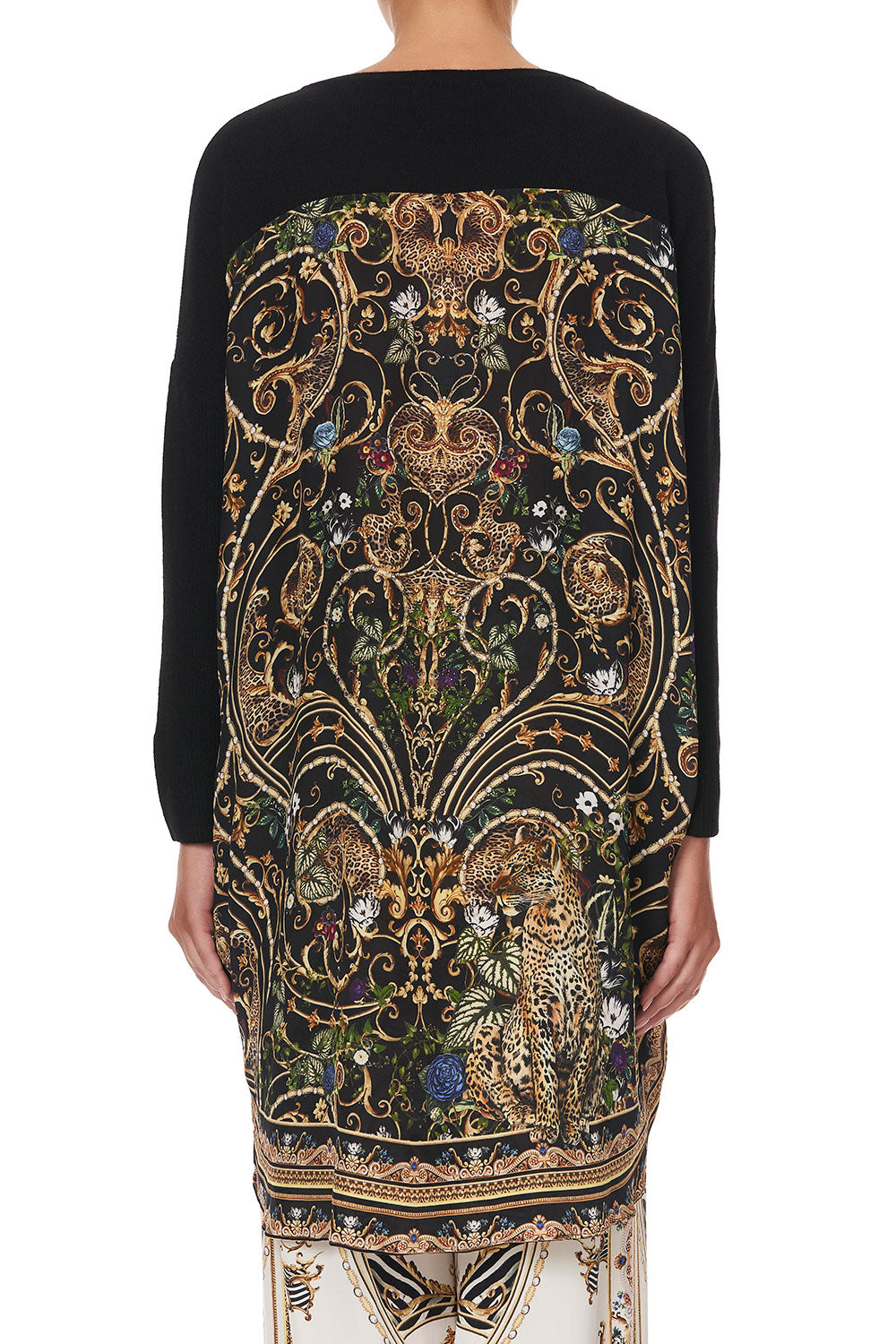 LONG SLEEVE JUMPER WITH PRINT BACK STUDIO 54