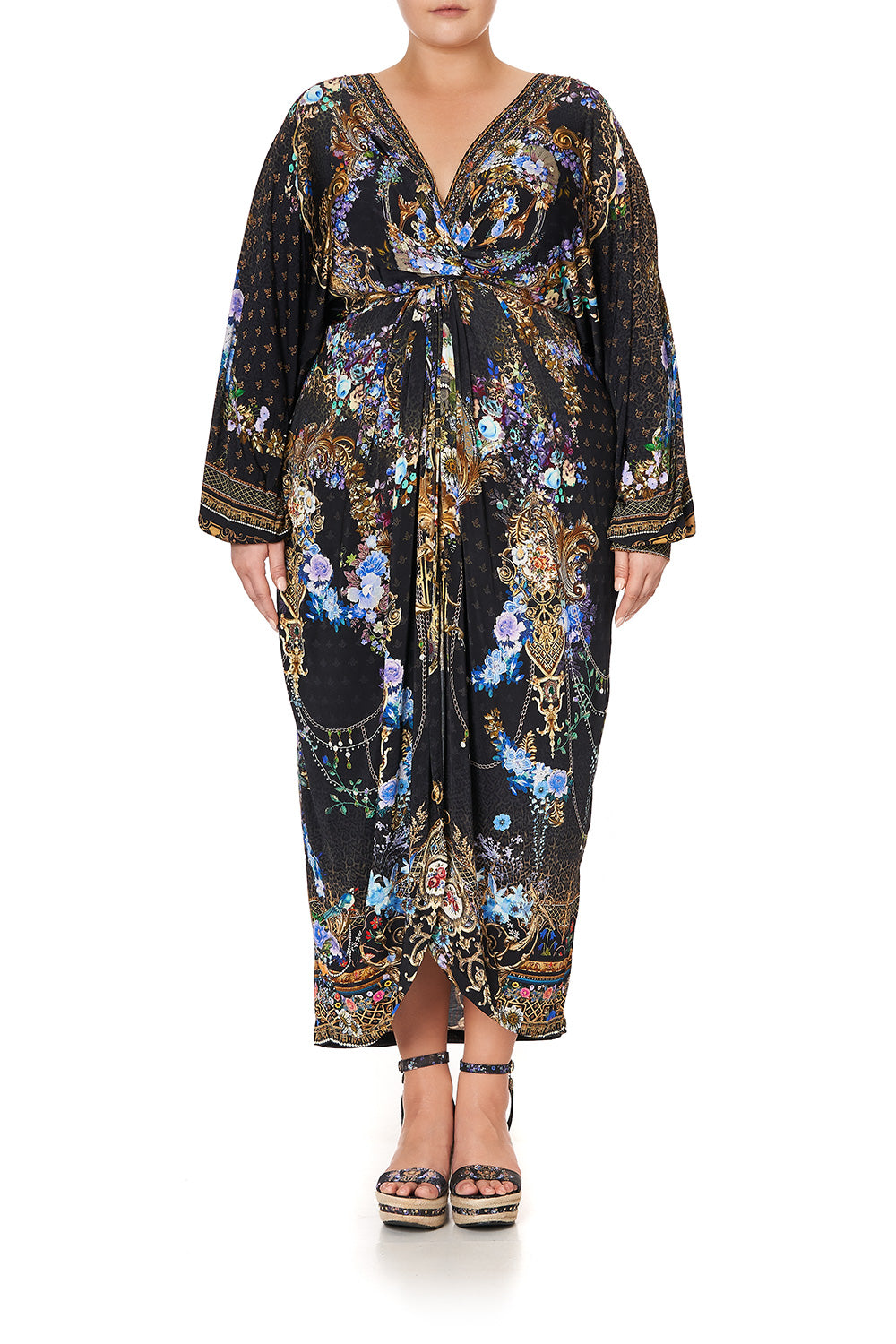 LONG SPLIT FRONT TWIST DRESS PALACE PLAYHOUSE