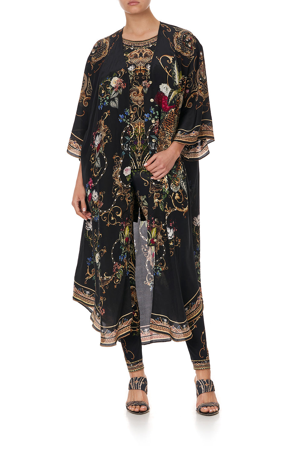 LOOSE BUTTON THROUGH DRESS STUDIO 54