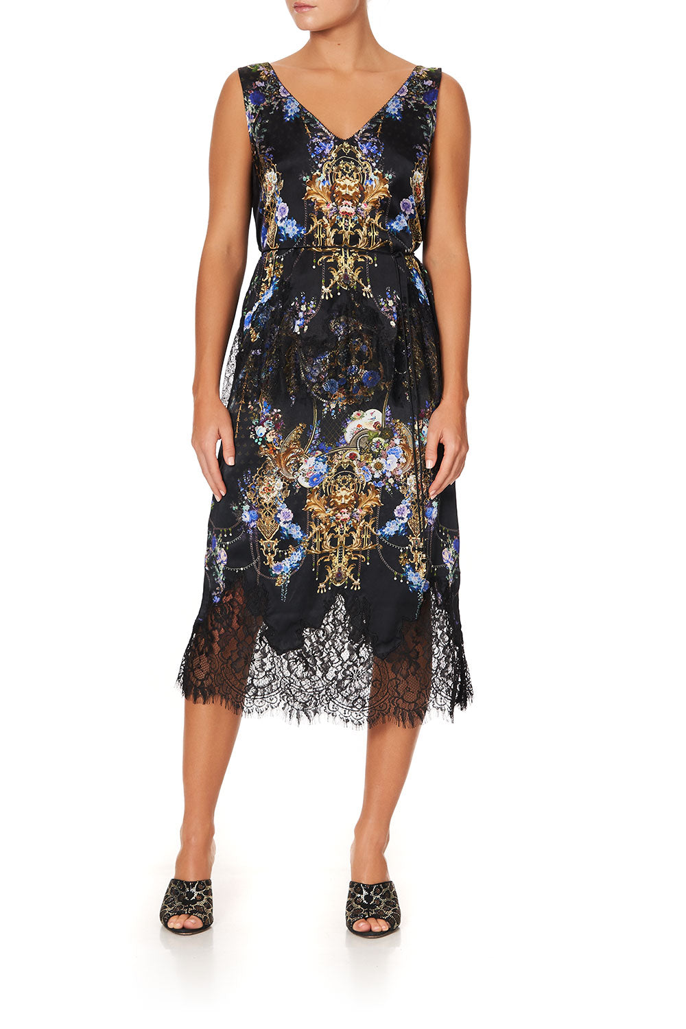 LOOSE CAMI WITH WAIST TIE PALACE PLAYHOUSE