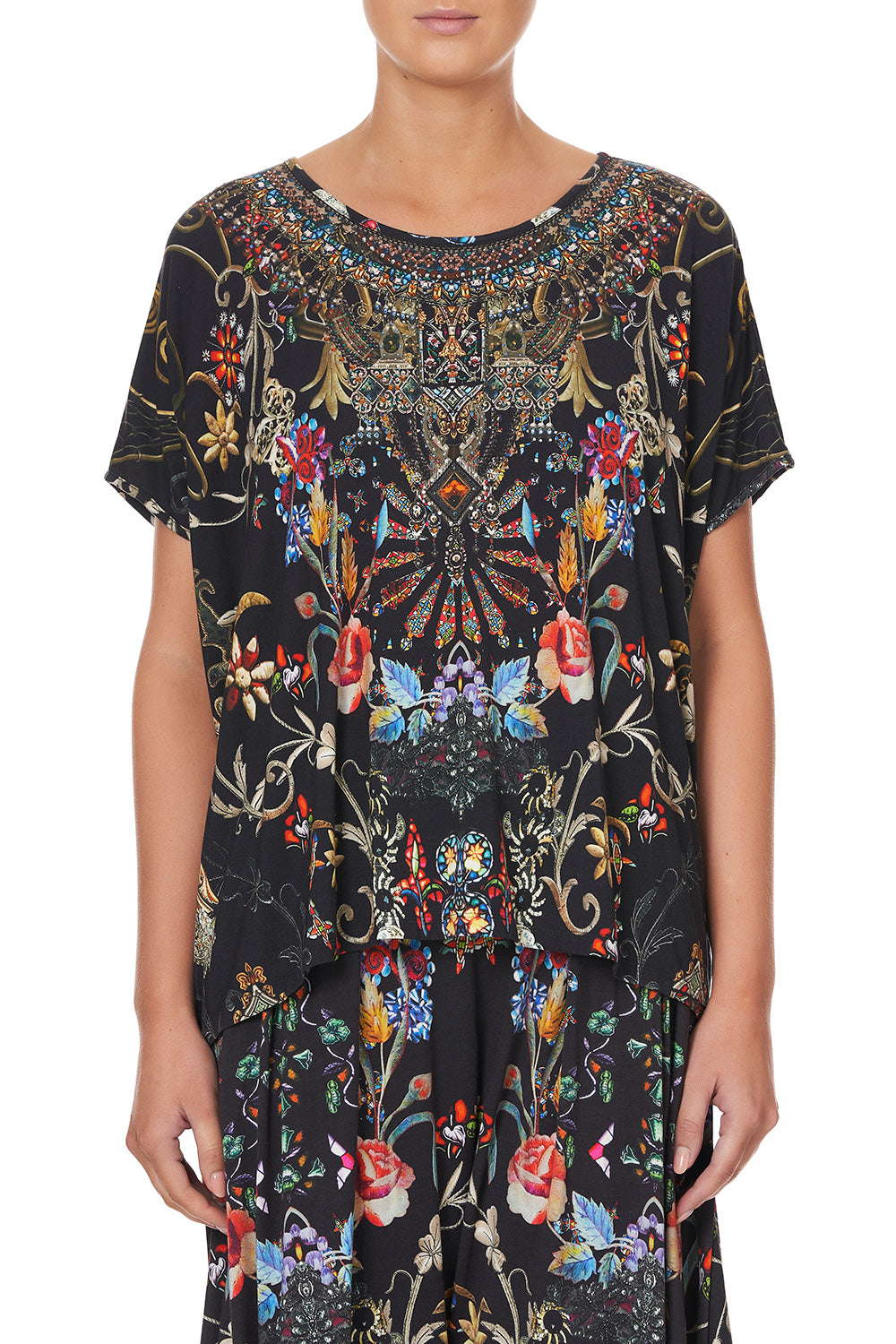 LOOSE FIT ROUND NECK TEE DANCING IN THE DARK