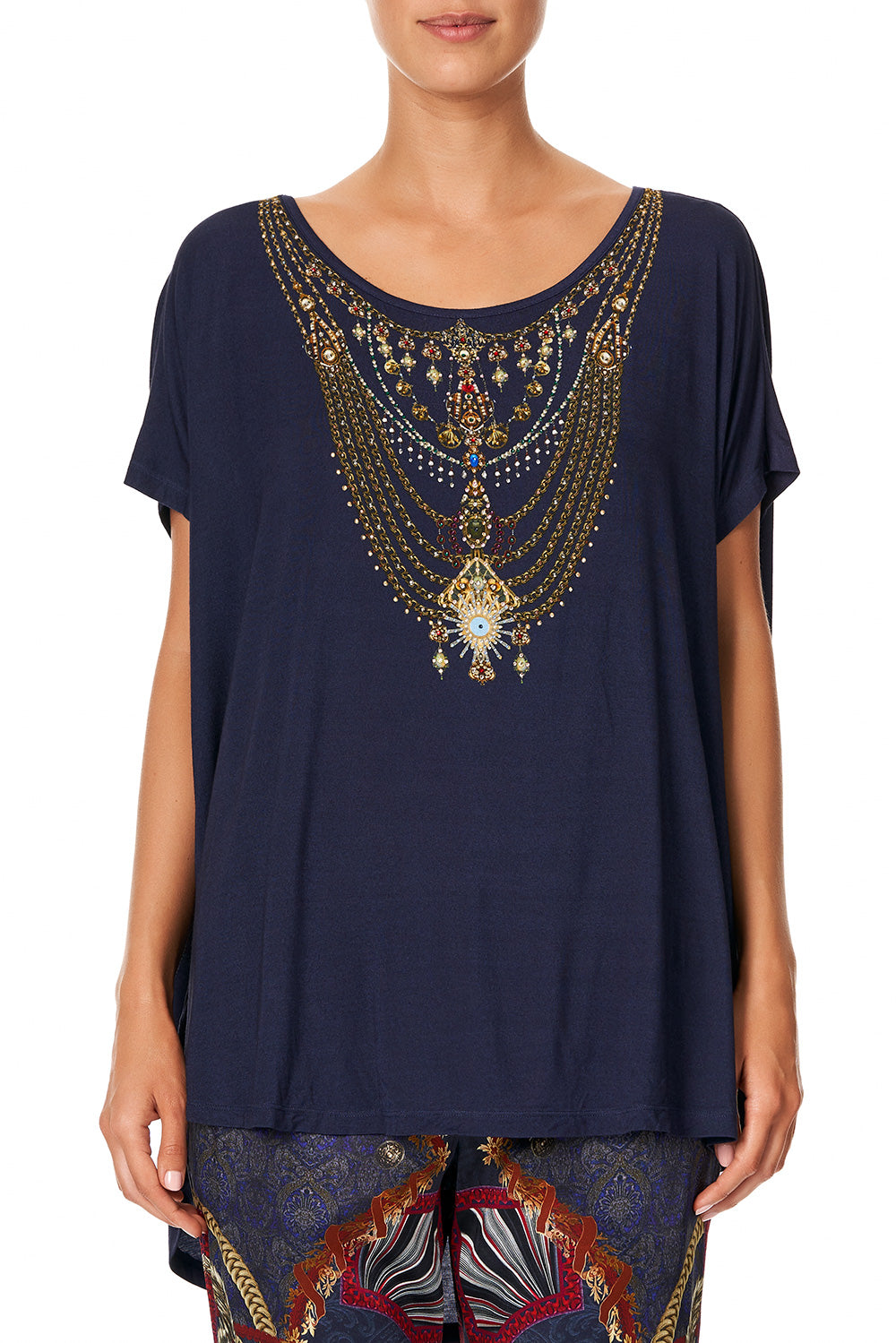 LOOSE FIT ROUND NECK TEE THIS CHARMING WOMAN