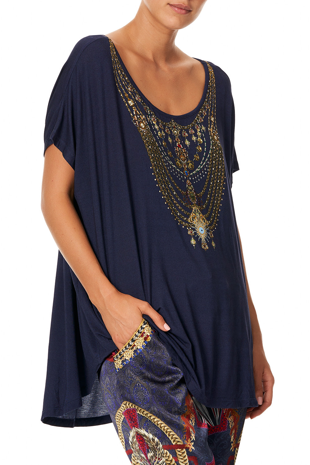 LOOSE FIT ROUND NECK TEE THIS CHARMING WOMAN