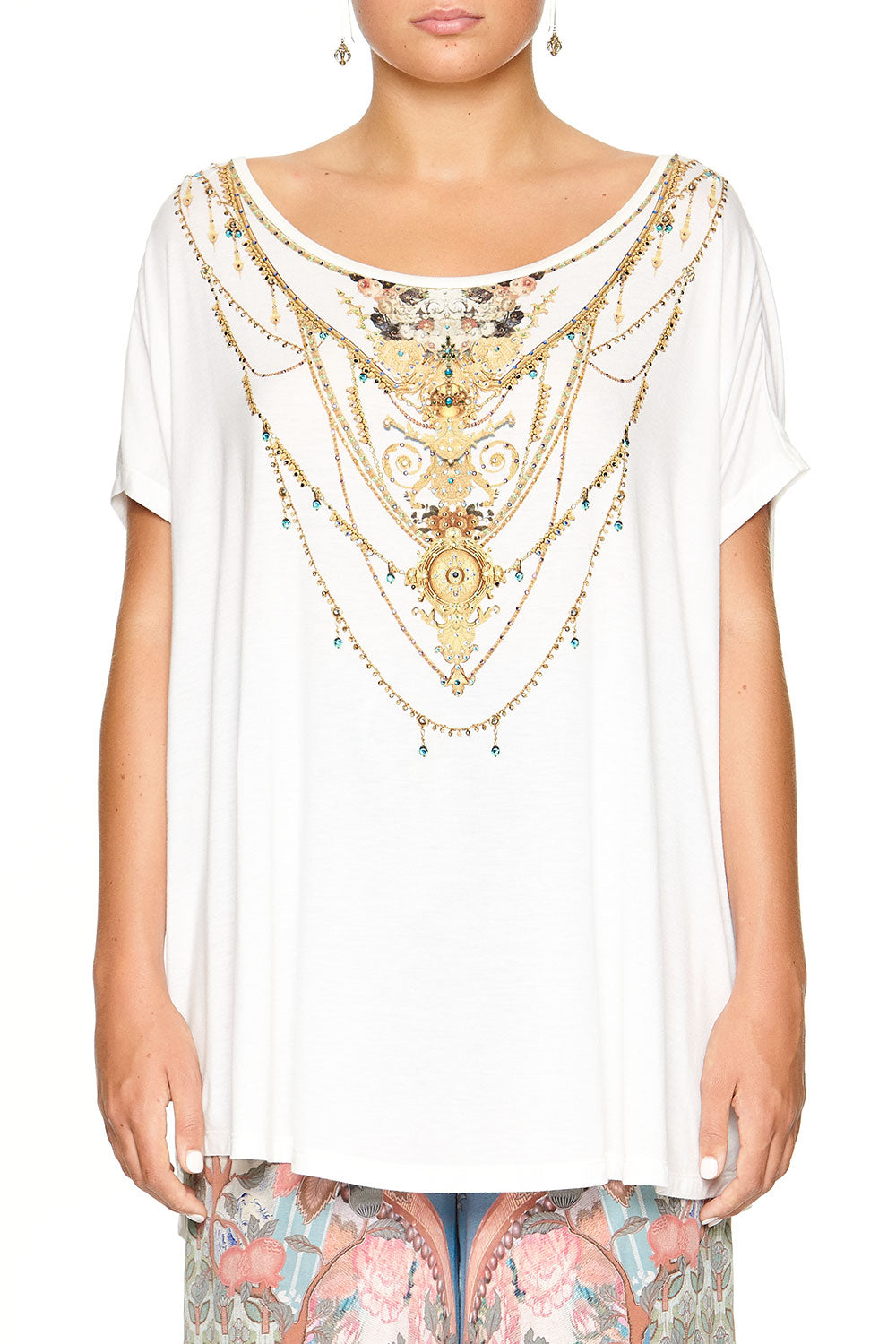 CAMILLA LOOSE FIT TEE OLYMPE ODE