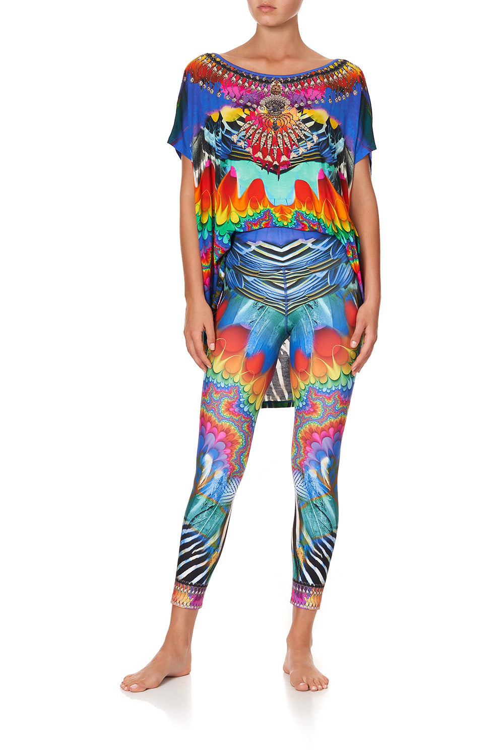 LOOSE FIT TEE RAINBOW GATHERING