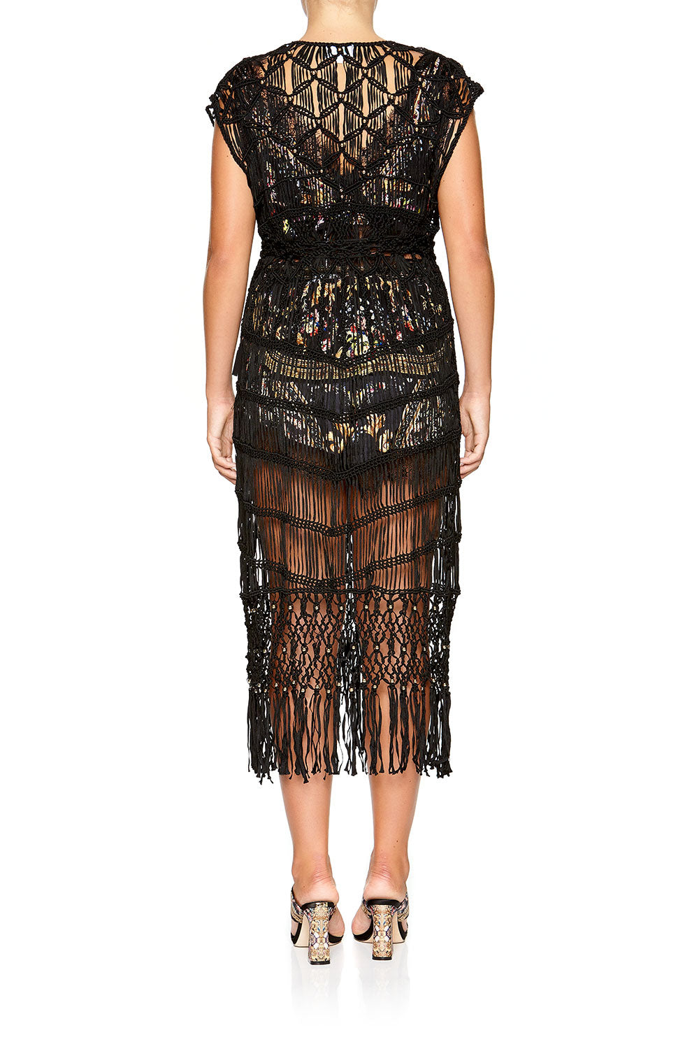 CAMILLA MACRAME VEST FRIEND IN FLORA