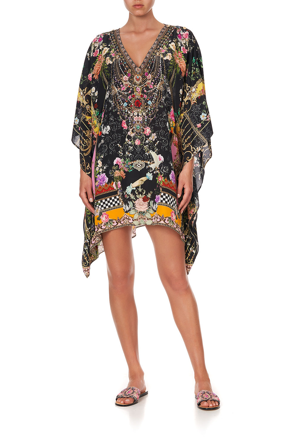 MIDI KAFTAN WITH BUTTON UP SLEEVES MONTAGUES CAPULET