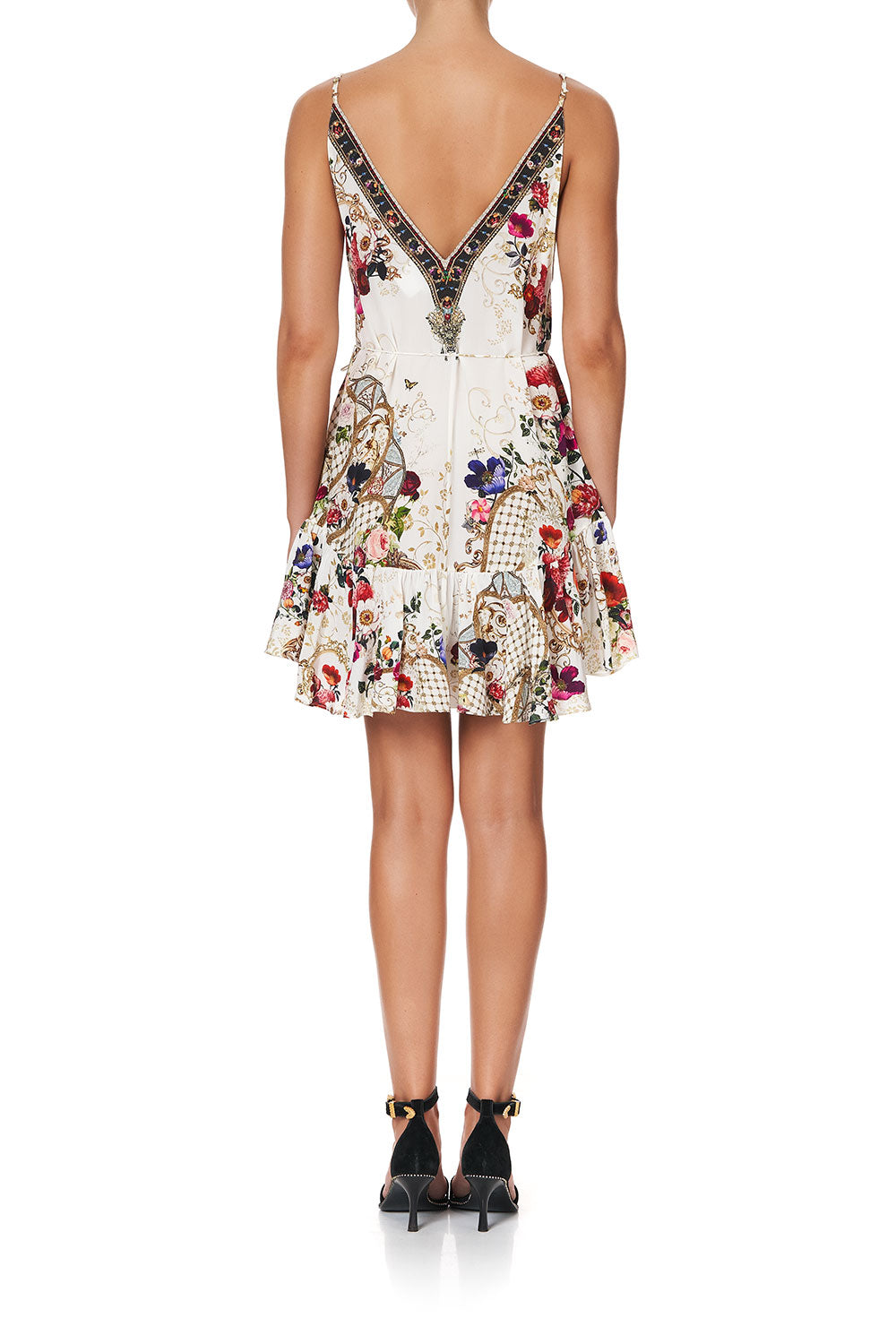 MINI DRESS WITH RUFFLE HEM FAIRY GODMOTHER