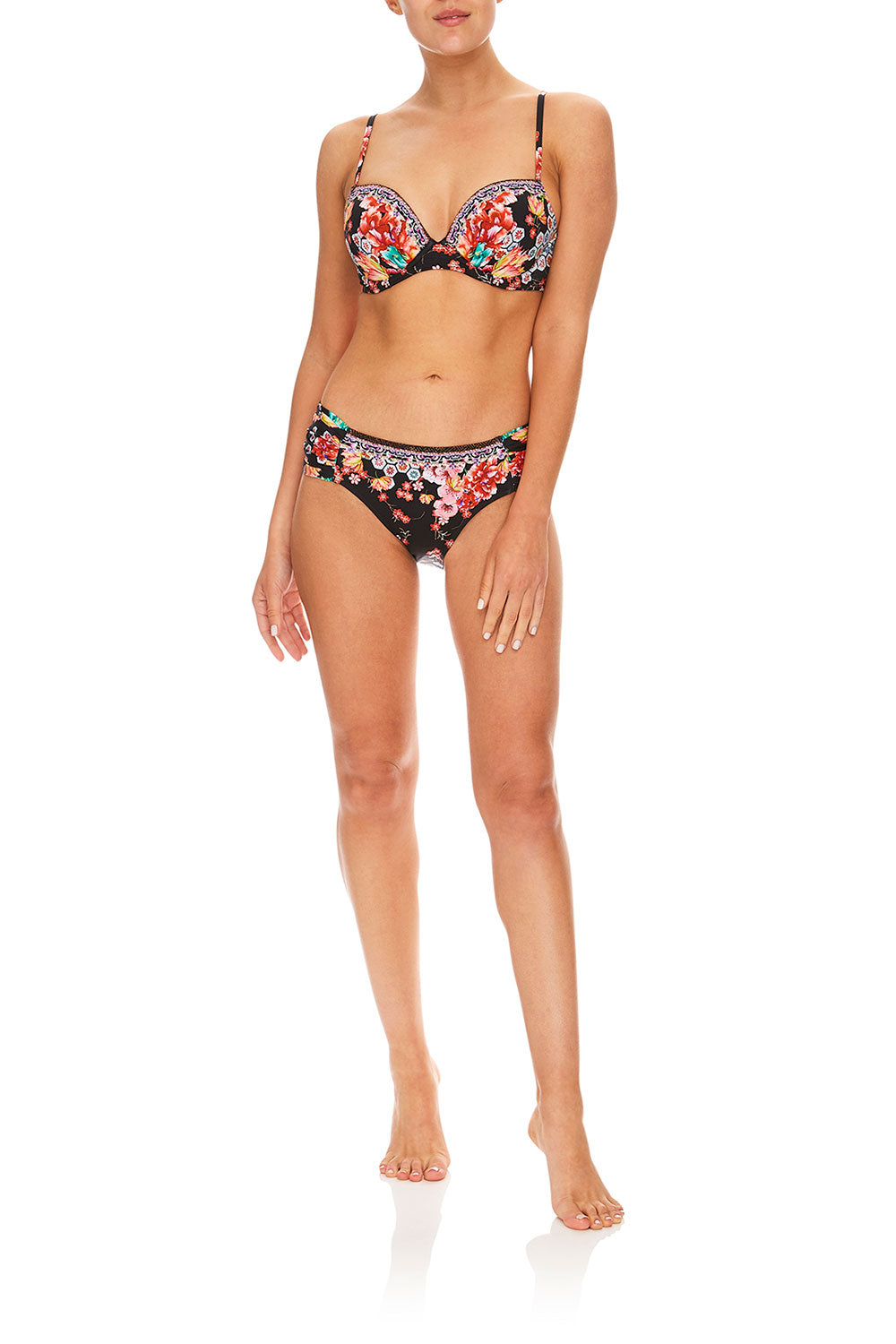 CAMILLA PAINTED LAND MOULDED PLUNGE BRA