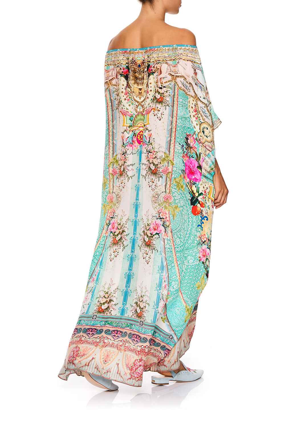 OFF SHOULDER KAFTAN WITH SPLIT CALL IT DREAMING