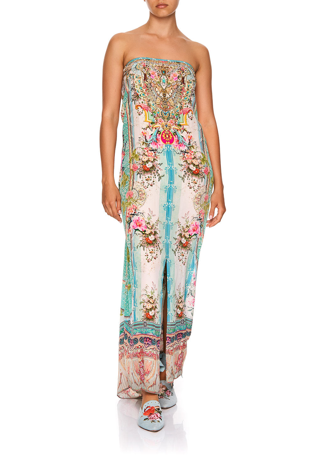 OFF SHOULDER KAFTAN WITH SPLIT CALL IT DREAMING