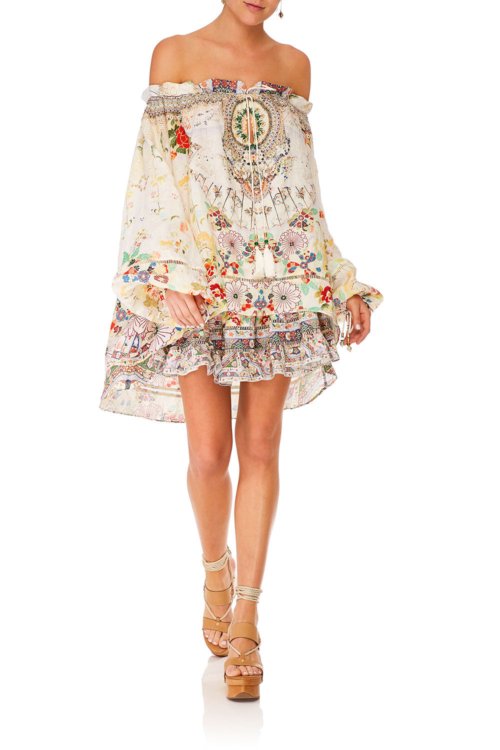 CAMILLA TIME AFTER TIME OFF THE SHOULDER BLOUSE